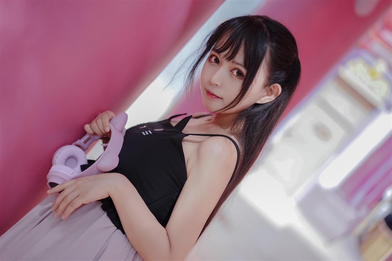 黑猫猫 pink [21P-256MB] 网红少女-第3张