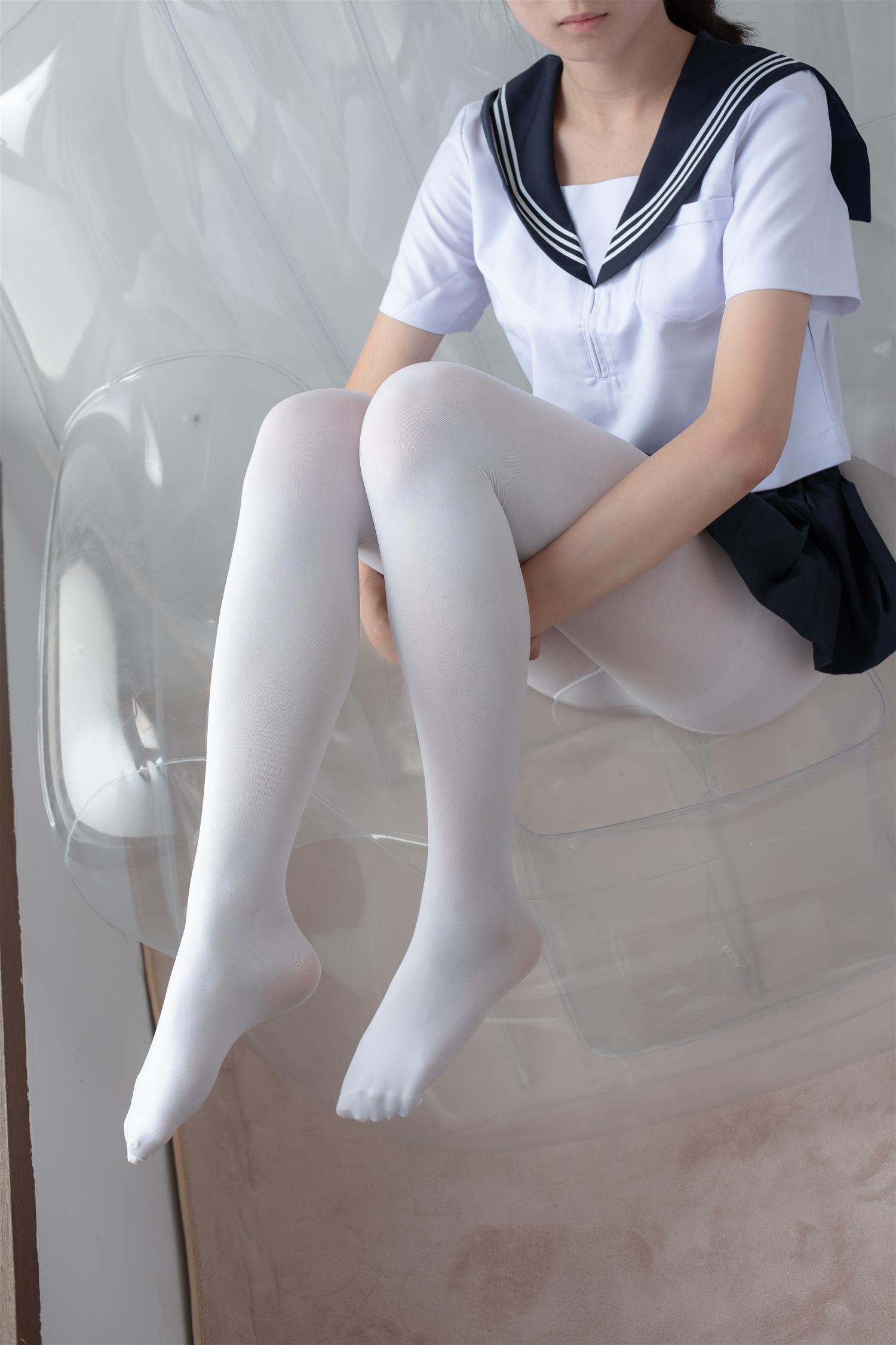 爱花写真 ALPHA-003 白丝水手服 [144P-1.43GB] 森萝财团-第1张